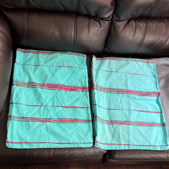 Vintage Turquoise Boho Pillow Throw 2pcs Covers - Picture 8 of 11